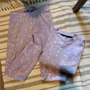 Burton Purple Girls Matching Long underwear Set